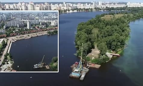 Київська прокуратура вимагає повернути громаді гідроспоруди на Оболонському острові. ЗМІ казали про причетність поліції