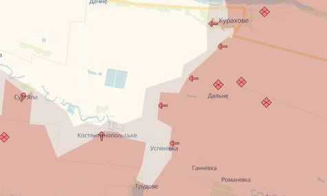 Военные отошли с некоторых позиций в Донецкой области из-за их разрушения