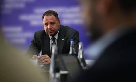 Андрій Єрмак під час одного з засідань комітету НААУ, травень 2026 року