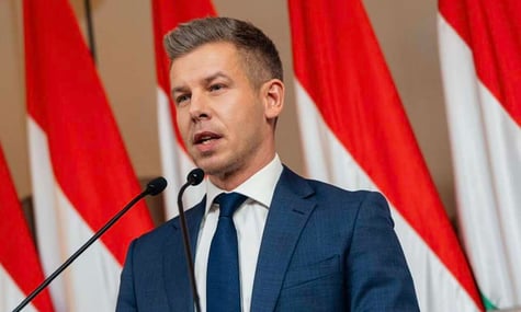 Лідер угорської опозиційної партії «Тиса» Петер Мадяр