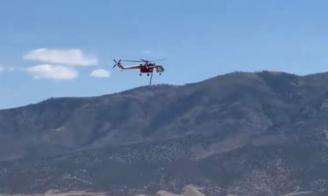 В штаті Юта в США впав гелікоптер Sikorsky Skycrane під час ліквідації пожеж. Обидва пілоти загинули