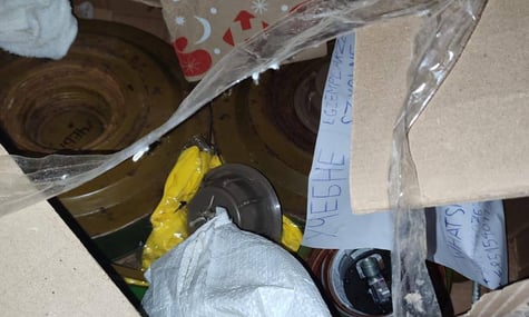 У львівську лікарню надіслали посилку з навчальними мінами та гранатами