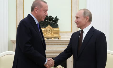 Эрдоган и Путин договорились о перемирии в Сирии
