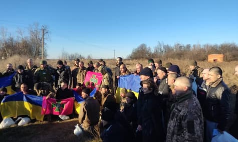 Украина вернула домой еще 60 военнопленных