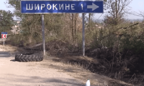 No Man's Land. Between Mariupol and Novoazovsk