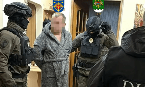 Скриншот із відео прикордонної поліції Молдови