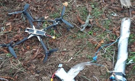 На Запорожском направлении пограничники приземлили три FPV-дрона россиян