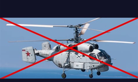 Над Чорним морем збили російський вертоліт Ка-27 — ВМС