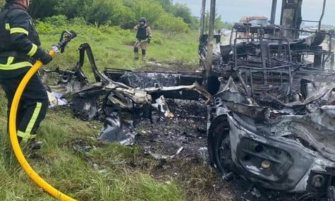 Russian drone attack kills energy worker in Sumy