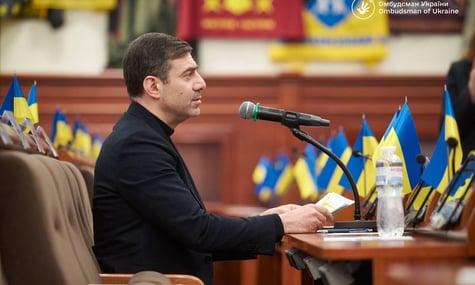 Омбудсмен Дмитро Лубінець під час засідання Тимчасової слідчої комісії