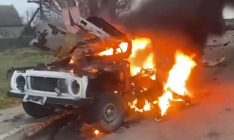 В Херсонской области подорвали командира взвода «патрульной службы» оккупантов. Он погиб