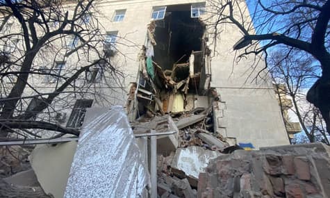 Оккупанты снова попали в здание Херсонской ОВА - она повреждена