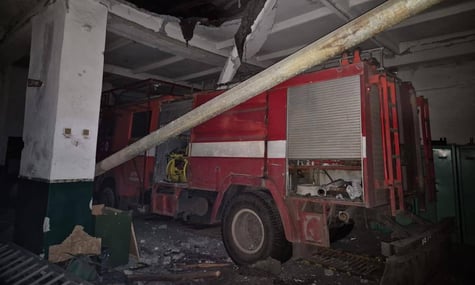Наслідки російського удару по пожежно-рятувальній частині в Запорізькій області, 5 лютого 2026 року
