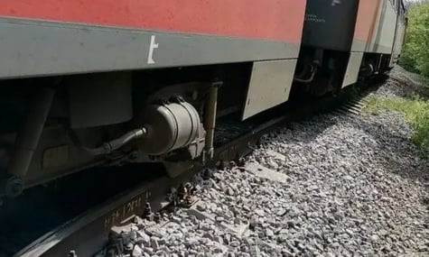 Електропоїзд, який зійшов з рейок у Бєлгородській області, 13 травня 2026 року