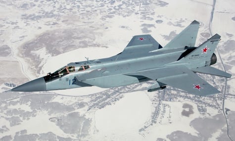 У Липецькій області росії розбився винищувач МіГ-31