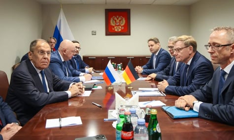 Зустріч міністрів закордонних справ росії та Німеччини Сергія Лаврова і Йоганна Вадефуля в Нью-Йорку, 26 вересня 2026 року