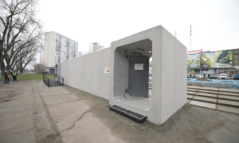 Мобільне укриття у Деснянському районі Києва Мобільне укриття у Деснянському районі Києва