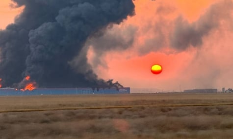 Наслідки атаки на логістичний центр Ozon у Дагестані, 24 серпня 2026 року