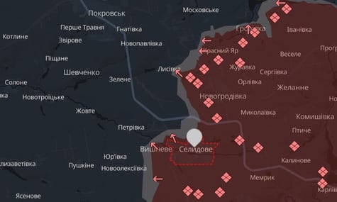 DeepState повідомив про окупацію Селидового