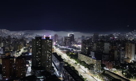 Загальний вид на західну частину Каракаса, Венесуела, 5 січня 2026 року