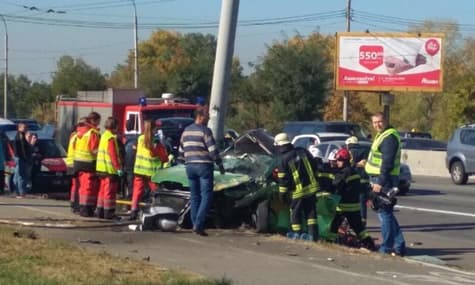 У Києві в ДТП загинули двоє людей, ще четверо травмовані — поліція