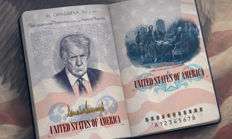 Паспорти у США матимуть портрет Трампа. Цим «відзначають» 250-річчя незалежності США