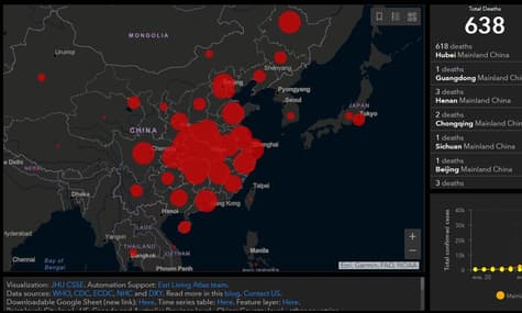 Від китайського коронавірусу померли понад 600 людей, водночас більше як 1500 вилікувалися