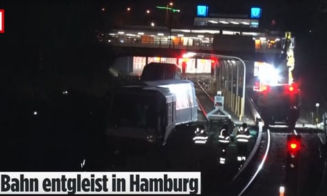 У Німеччині зійшов з рейок потяг метро, минулося без постраждалих