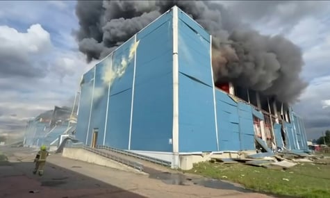 Наслідки атаки на склад, який використовує логістичний партнер McDonald’s, 25 вересня 2026 року Наслідки атаки на склад, який використовує логістичний партнер McDonald’s, 25 вересня 2026 року