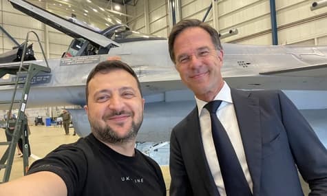 Украина получит 42 самолета F-16 от Нидерландов после учений — Зеленский