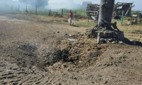 россияне сбросили с дрона взрывчатку вблизи пункта выдачи гуманитарной помощи в Херсонской области