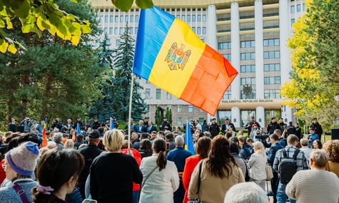 «Слава Україні у складі росії». На протестах проросійських сил у Молдові лунали вигуки про Україну