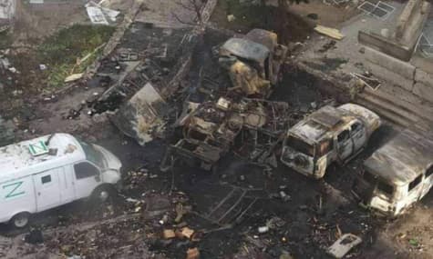В оккупированном Энергодаре раздались взрывы — в воздух взлетела российская техника