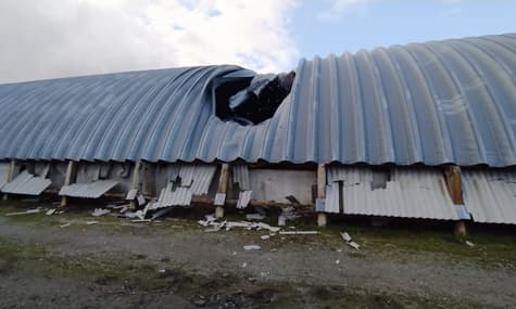 Унаслідок чергових російських обстрілів Сумщини пошкоджене аграрне підприємство