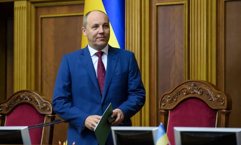 Андрій Парубій у залі Верховної Ради, 2017 рік