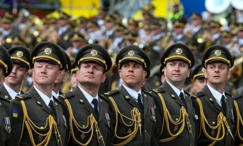 NATO Troops March in Kyiv at Independence Parade
