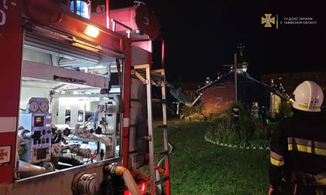 У Львові сталася пожежа у церкві московського патріархату, яку неодноразово намагалися демонтувати
