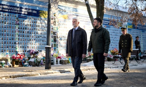 Президент Чехії прибув до Києва й зустрівся із Зеленським