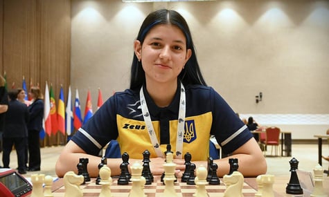 15-річна українка Гнатишин виграла чемпіонат Європи із шахів