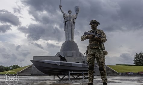СБУ передала музею свій морський дрон Sea Baby. Таким атакували Кримський міст