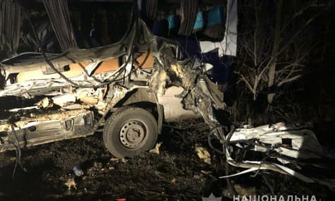 У ДТП на Одещині загинули двоє поліцейських, ще четверо людей травмовані