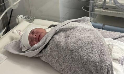 Малюк, який народився під час повітряної тривоги у Львові