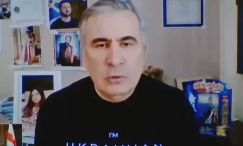 Саакашвілі закликав Зеленського включити його до списку цивільних полонених російсько-української війни