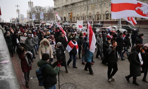 У Мінську відбулася чергова акція проти інтеграції Білорусі з Росією