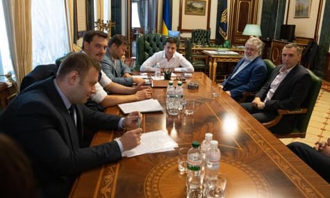 Зеленский встретился с Коломойским в Офисе президента