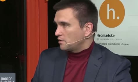 Pavlo Klimkin: "To expect a real breakthrough from Milan would be foolish."