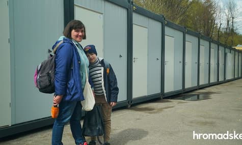 Life in a container. How Donbas IDPs fare in modular town in Lviv