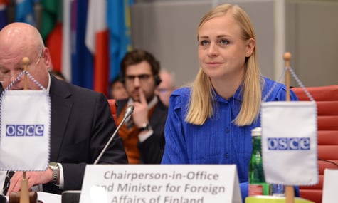Грузія оштрафувала міністерку закордонних справ Фінляндії на 1500 євро за перекриття дороги в Тбілісі