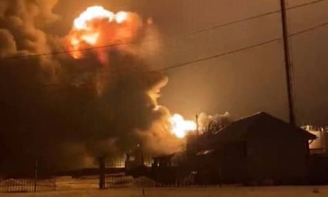 За ночной атакой на нефтебазу в Курской области стоит ГУР