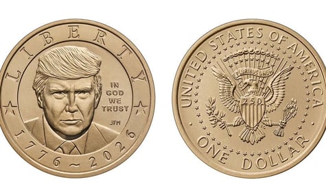 Мінфін США оголосив про створення золотої монети на $1 із зображенням Трампа